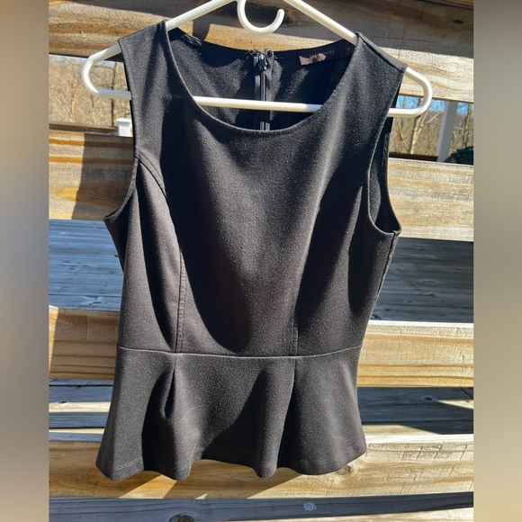 The limited black extra small peplum tank top - Picture 2 of 9